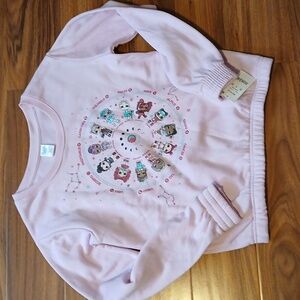 L.O.L. Surprise! Zodiac Pink Sweatshirt Size XL